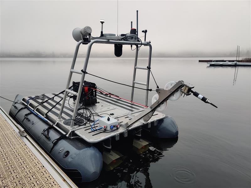 Reach Systems Winch on USV